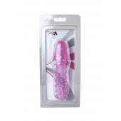 Розовая насадка с нежными шипами - 13,5 см. - Toyfa Basic - в Химках купить с доставкой
