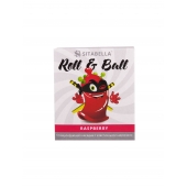 Стимулирующий презерватив-насадка Roll   Ball Raspberry - Sitabella - купить с доставкой в Химках