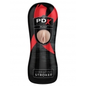 Мастурбатор-вагина Vibrating Pussy Stroker с вибрацией - Pipedream - в Химках купить с доставкой
