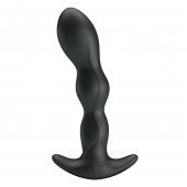 Черный анальный стимулятор простаты с вибрацией Special Anal Massager - 14,5 см. - Baile - в Химках купить с доставкой