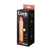 Телесная насадка-удлинитель из неоскин - 19,5 см. - LOVETOY (А-Полимер) - в Химках купить с доставкой