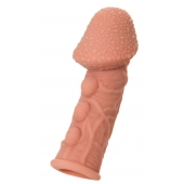 Насадка на фаллос с пузыриками, венками и ребристостью KOKOS Extreme Sleeve 09 - 12,7 см. - KOKOS - в Химках купить с доставкой