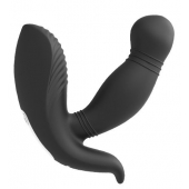 Черный вибромассажер простаты PROSTATE HERO - Dream Toys - в Химках купить с доставкой