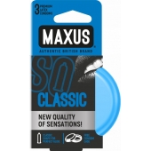 Классические презервативы в железном кейсе MAXUS Classic - 3 шт. - Maxus - купить с доставкой в Химках