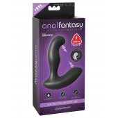 Черный массажер простаты Electro Stim Prostate Vibe с электростимуляцией - 13,3 см. - Pipedream - купить с доставкой в Химках
