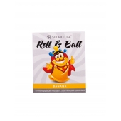Стимулирующий презерватив-насадка Roll   Ball Banana - Sitabella - купить с доставкой в Химках