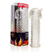 Закрытая прозрачная насадка на пенис Crystal Sleeve Faraon - 13,5 см. - Erowoman-Eroman - в Химках купить с доставкой