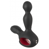Черный вибромассажер простаты с нагревом и ротацией Prostate Plug - 14,5 см. - Orion - в Химках купить с доставкой
