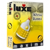 Презерватив LUXE Maxima  Желтый дьявол  - 1 шт. - Luxe - купить с доставкой в Химках
