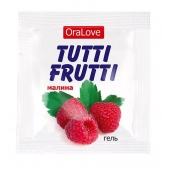Пробник гель-смазки Tutti-frutti с малиновым вкусом - 4 гр. - Биоритм - купить с доставкой в Химках