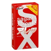 Утолщенные презервативы Sagami Xtreme Feel Long с точками - 10 шт. - Sagami - купить с доставкой в Химках