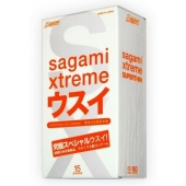 Ультратонкие презервативы Sagami Xtreme SUPERTHIN - 15 шт. - Sagami - купить с доставкой в Химках