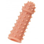 Телесная реалистичная насадка KOKOS Extreme Sleeve 03 с дополнительной стимуляцией - 12,7 см. - KOKOS - в Химках купить с доставкой