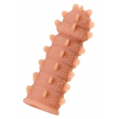 Телесная реалистичная насадка KOKOS Extreme Sleeve 04 с дополнительной стимуляцией - 12,7 см. - KOKOS - в Химках купить с доставкой