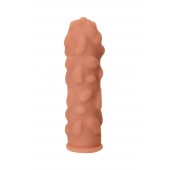 Телесная реалистичная насадка KOKOS Extreme Sleeve 11 с дополнительной стимуляцией - 12,7 см. - KOKOS - в Химках купить с доставкой
