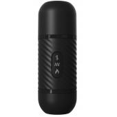 Черный вибромассажер с функцией поступательных движений Ass Thruster - Pipedream - купить с доставкой в Химках