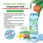 Очищающий спрей для игрушек CLEAR TOY Tropic - 100 мл. - Биоритм - купить с доставкой в Химках