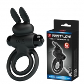Черное эрекционное кольцо с вибростимуляцией клитора Vibrant Penis Ring III - Baile - в Химках купить с доставкой