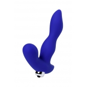 Синий силиконовый вибростимулятор простаты Stroman - 14,5 см. - ToyFa - в Химках купить с доставкой