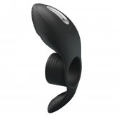 Черное кольцо на пенис с вибрацией Vibration Penis Sleeve - Baile - в Химках купить с доставкой