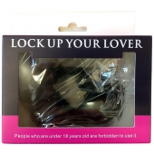 Черные меховые наручники Love с ключиками - Baile - купить с доставкой в Химках