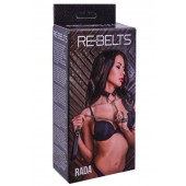 Черный поводок и чокер с кольцом Rada - Rebelts - купить с доставкой в Химках