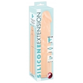Телесная насадка-удлинитель Silicone Extension - 19 см. - Orion - в Химках купить с доставкой