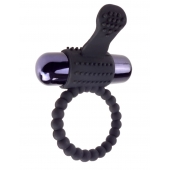 Черное эрекционное виброкольцо Vibrating Silicone Super Ring - Pipedream - в Химках купить с доставкой