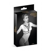 Черная упряжь на грудь Laura - Bijoux Pour Toi - купить с доставкой в Химках