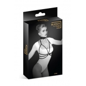 Черная упряжь на грудь Julia - Bijoux Pour Toi - купить с доставкой в Химках