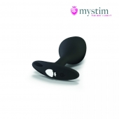 Черная пробка Mystim Rocking Vibe S с возможностью подключения к электростимулятору - 9,7 см. - MyStim - купить с доставкой в Химках