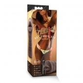 Коричневый мастурбатор-ротик Heather - Blush Novelties - в Химках купить с доставкой