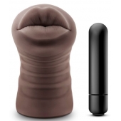 Коричневый мастурбатор-ротик Renee - Blush Novelties - в Химках купить с доставкой