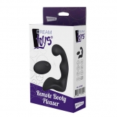 Черный вибромассажер простаты REMOTE BOOTY PLEASER - Dream Toys - в Химках купить с доставкой