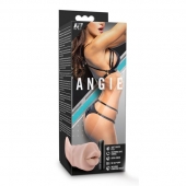 Телесный мастурбатор-ротик Angie - Blush Novelties - в Химках купить с доставкой