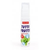 Гель-смазка Tutti-frutti со вкусом сладкой мяты - 30 гр. - Биоритм - купить с доставкой в Химках