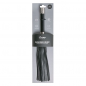 Черная плеть Easytoys Flogger With Metal Grip - 38 см. - Easy toys - купить с доставкой в Химках
