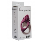 Бордовое эрекционное виброкольцо Pure Passion Midnight - Lola Games - в Химках купить с доставкой