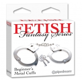 Металлические наручники Beginner s Metal Cuffs - Pipedream - купить с доставкой в Химках