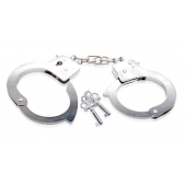 Металлические наручники Beginner s Metal Cuffs - Pipedream - купить с доставкой в Химках