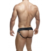 Черный мужской страпон DR. SKIN 6INCH HOLLOW STRAP ON - 16 см. - Blush Novelties - купить с доставкой в Химках