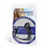 Стимулятор простаты с фиксацией эрекционным кольцом Prostate Gear - BlueLine - в Химках купить с доставкой