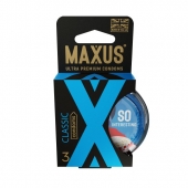 Классические презервативы в пластиковом кейсе MAXUS Classic - 3 шт. - Maxus - купить с доставкой в Химках