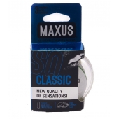 Классические презервативы в пластиковом кейсе MAXUS Classic - 3 шт. - Maxus - купить с доставкой в Химках