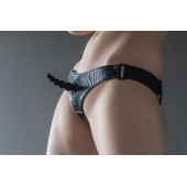 Черные трусики Better с анальной насадкой - 8 см. - Lola Games - купить с доставкой в Химках