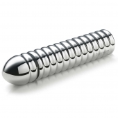 Рельефный фаллос для интенсивного электросекса Groovey George - 20 см. - MyStim - купить с доставкой в Химках