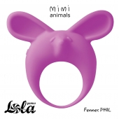 Фиолетовое эрекционное кольцо Fennec Phil - Lola Games - в Химках купить с доставкой