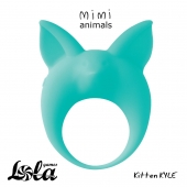 Зеленое эрекционное кольцо Kitten Kyle - Lola Games - в Химках купить с доставкой