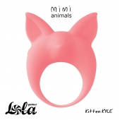 Оранжевое эрекционное кольцо Kitten Kyle - Lola Games - в Химках купить с доставкой