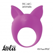Фиолетовое эрекционное кольцо Kitten Kyle - Lola Games - в Химках купить с доставкой